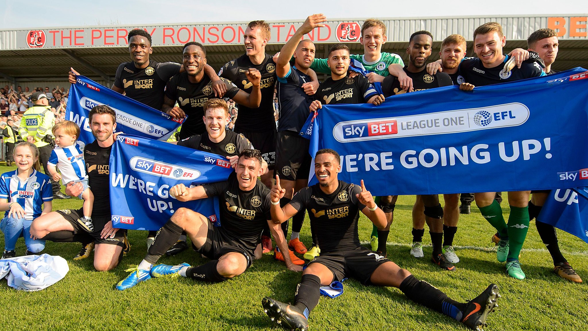 Wigan promoted back to Championship after thrashing Fleetwood