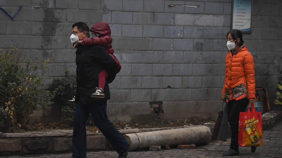 Shijiazhuang, Hebei, kabut