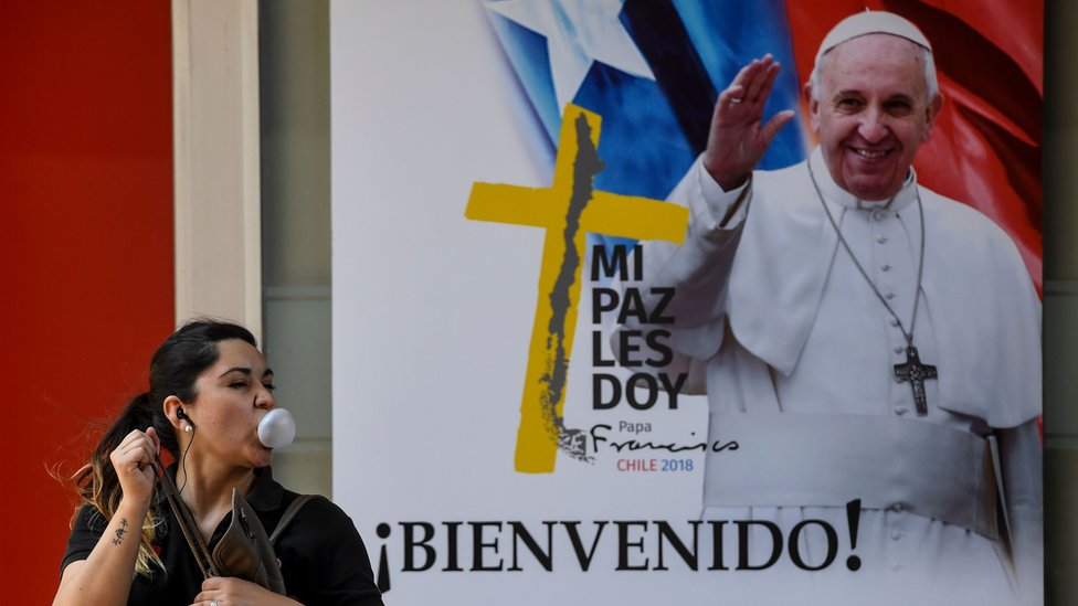 Aviso del Papa en Chile