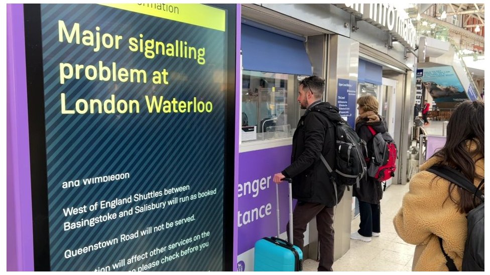 Signal failure resolved at London Waterloo