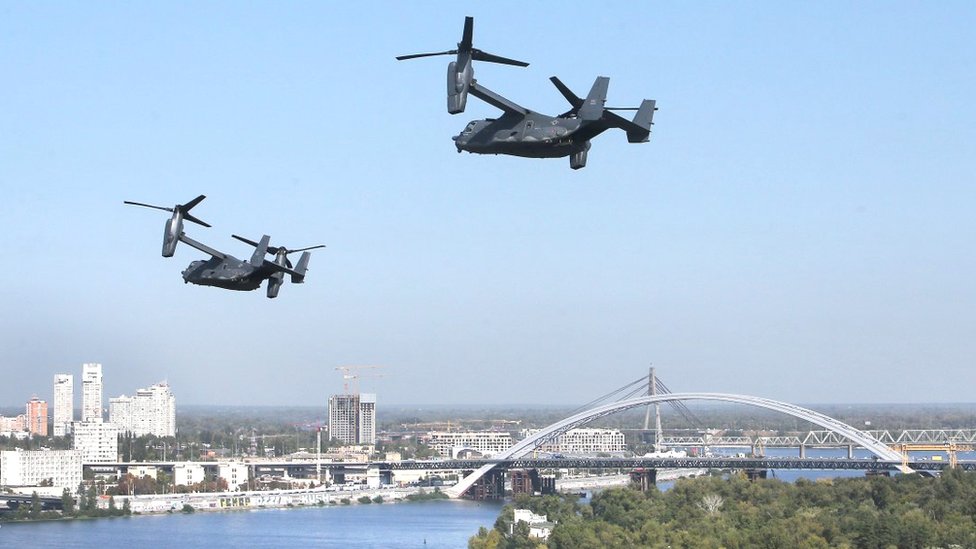 Американські конвертоплани СV-22 Osprey: що вони робили над Києвом