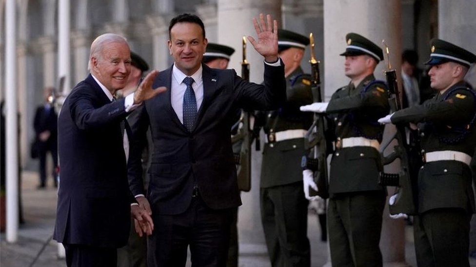 I'm at home, Biden says during historic Irish visit