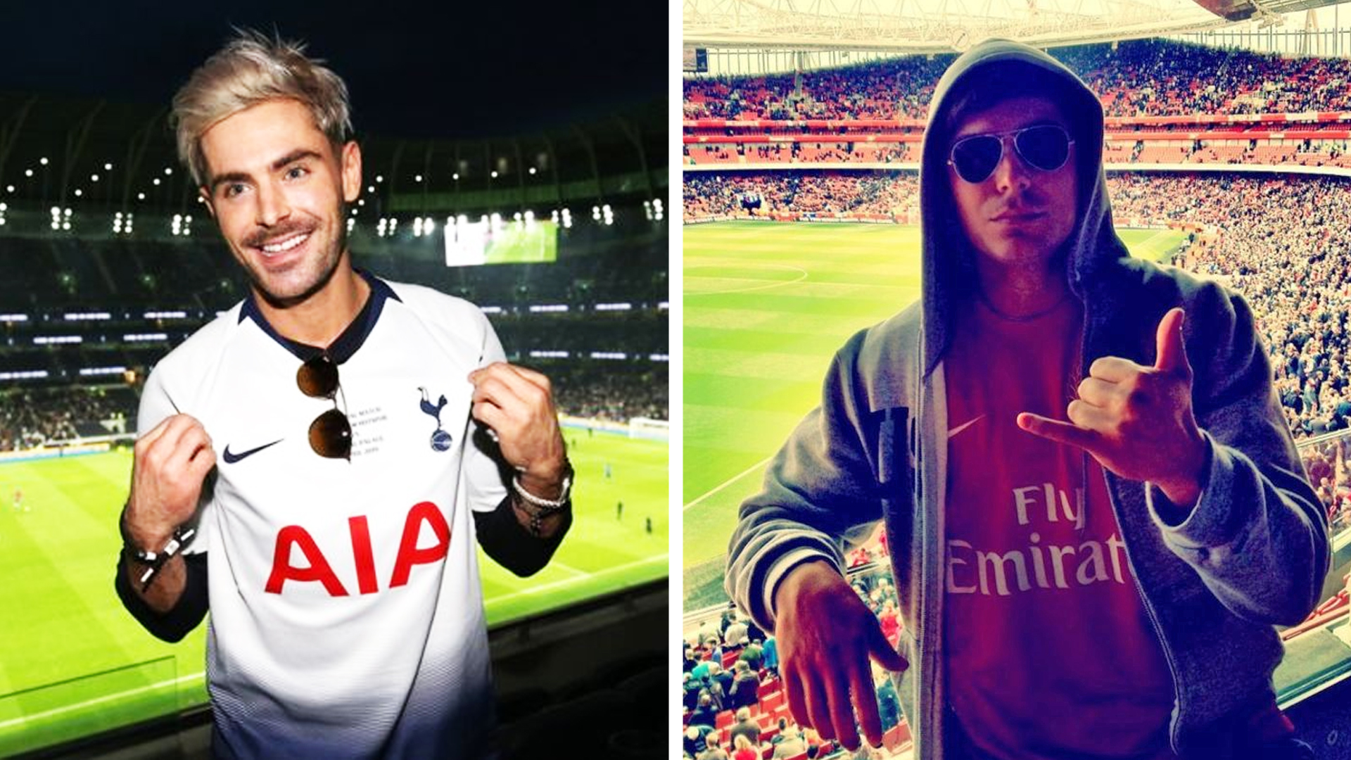 Zac Efron: Does he support Tottenham Hotspur or Arsenal? - CBBC Newsround