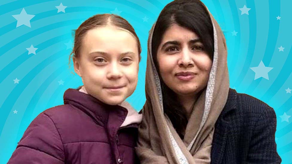 Greta Thunberg Meets Malala Yousafzai In The UK! - CBBC Newsround