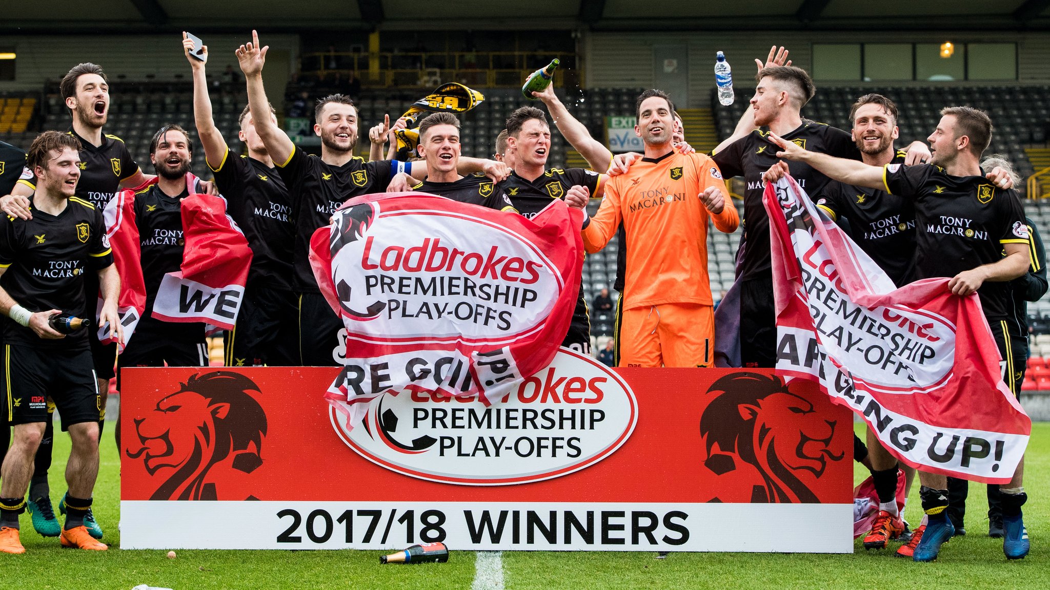 Livingston win promotion to Scottish Premiership in play-off final as Partick Thistle go down