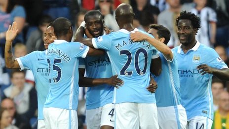 West Brom 0-3 Manchester City