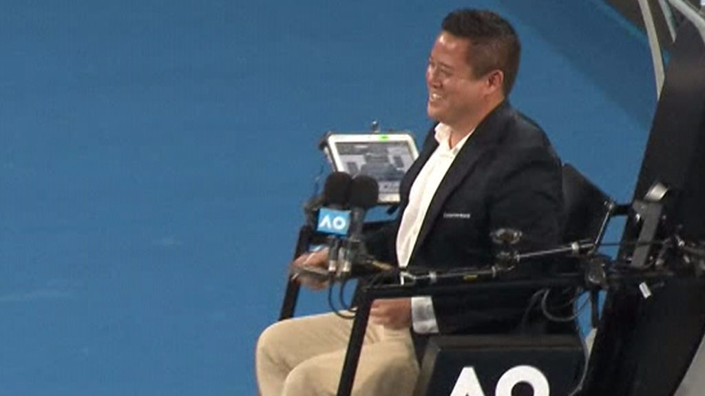Australian Open 2018: Viktor Troicki hits umpire's head with ball