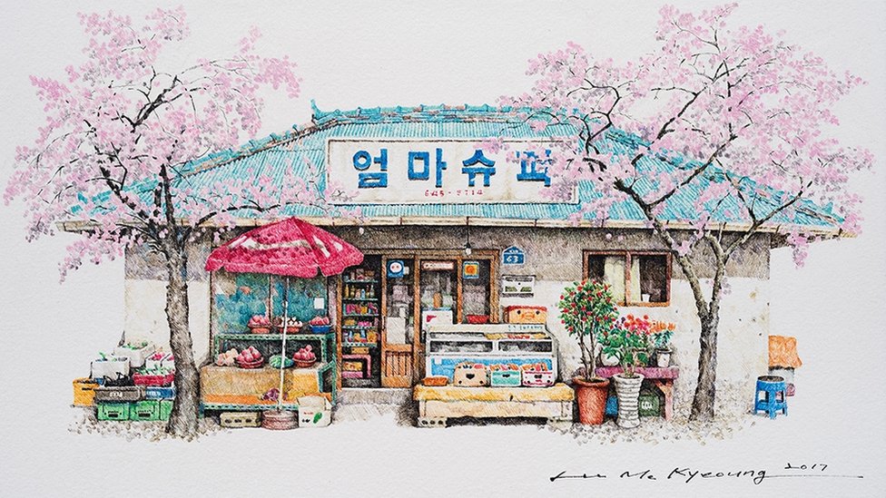 絵画　韓国　リ.ヨンス画伯　Lee Youngsu 韓国現代アート 絵画 韓国有名画伯Lee Youngsu作家 縁起物 韓国現代アート財テク