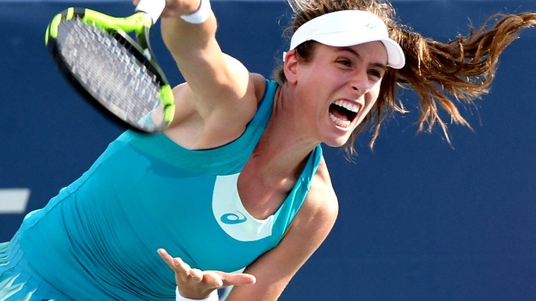 Konta loses after holding match points at Rogers Cup
