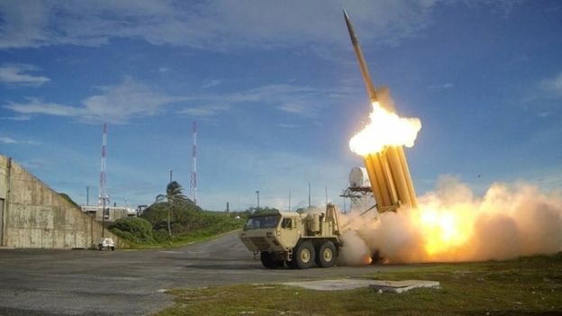 Escudo antimisiles Thaad de EE.UU.
