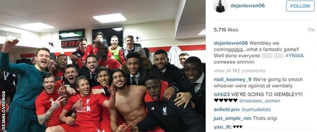 Dejan Lovren instagram