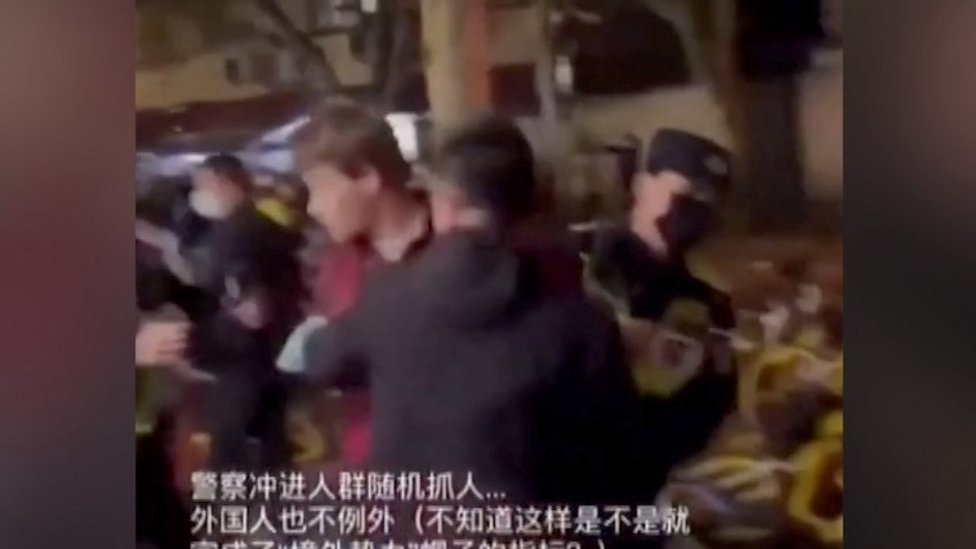 BBC journalist arrested covering China protests