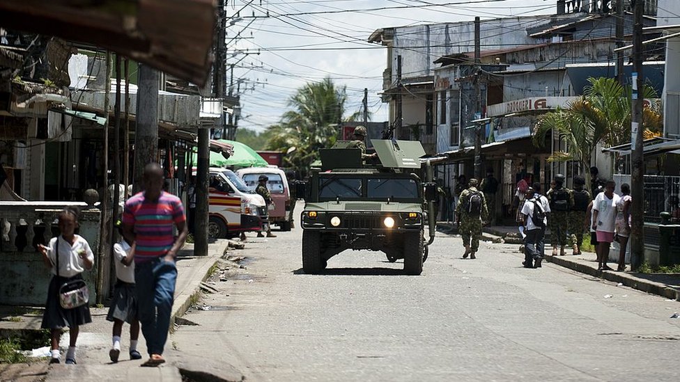 Patrulla del ejército en Buenaventura. Foto de acrhivo.