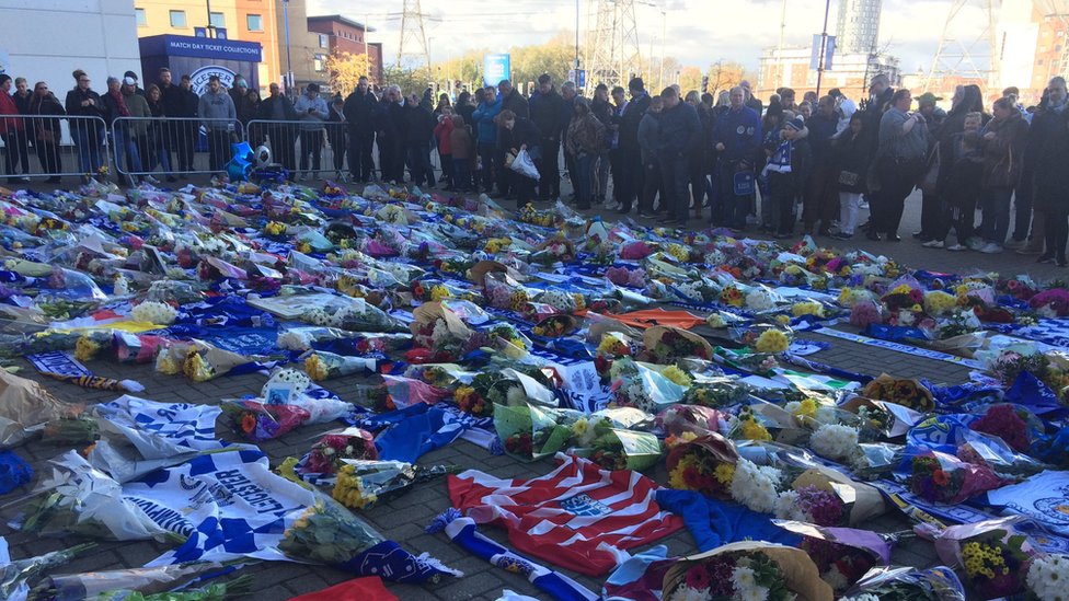 Leicester City owner 'was on board crashed helicopter'