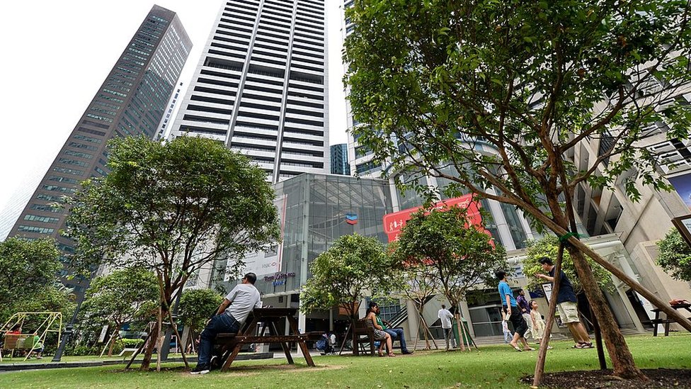 Parque público en Singapur