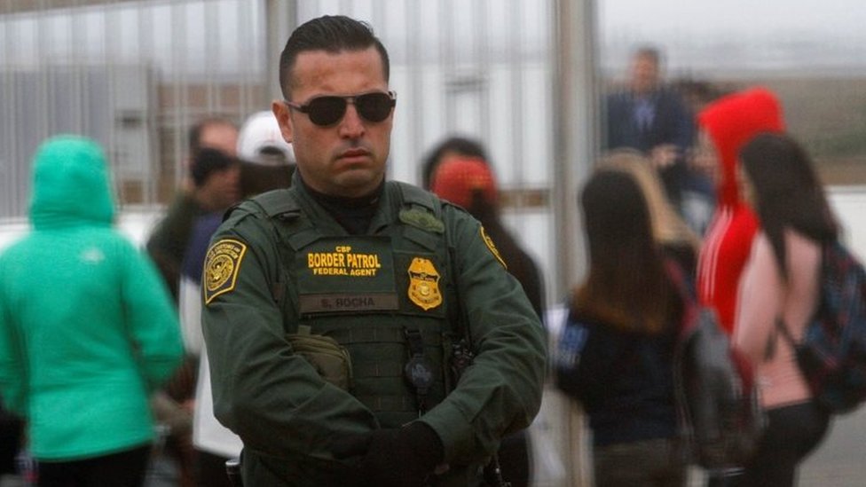 Un agente de la patrulla fronteriza de Estados Unidos.