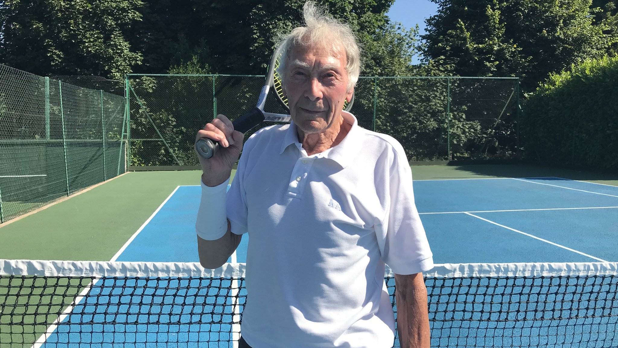 Tennis: 93-year-old John Wright still serving up aces