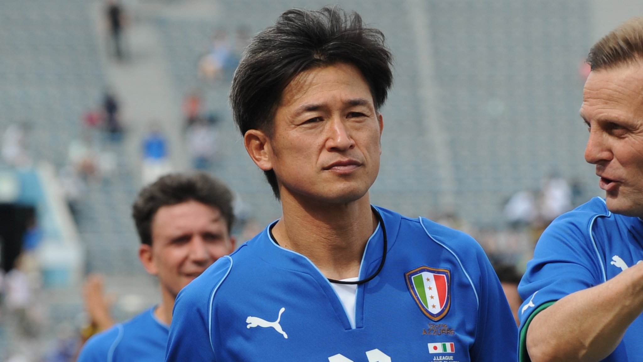 World s Oldest Pro Football Player King Kazu Breaks Record CBBC 