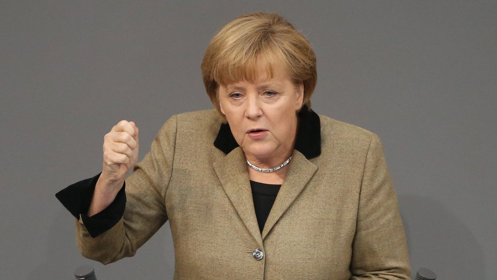 German Chancellor Angela Merkel