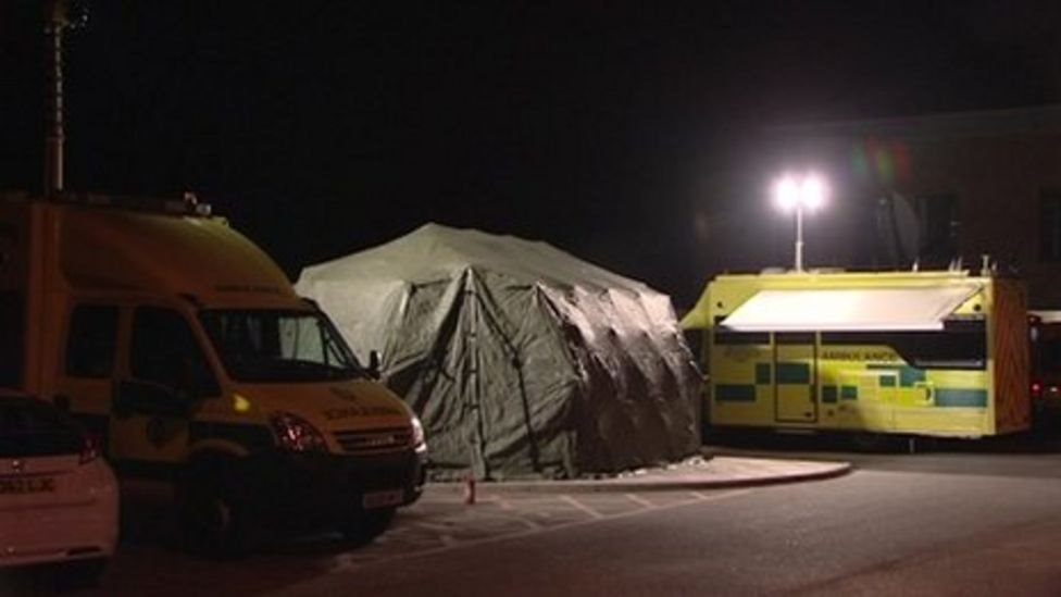 NHS bosses consider deploying field hospitals
