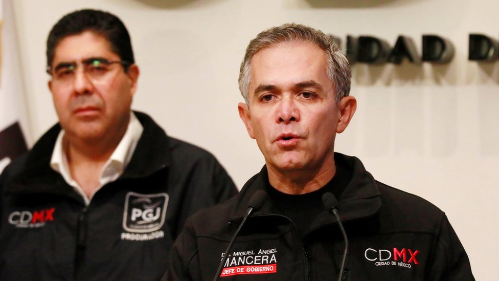 Miguel Ángel Mancera habla a la prensa