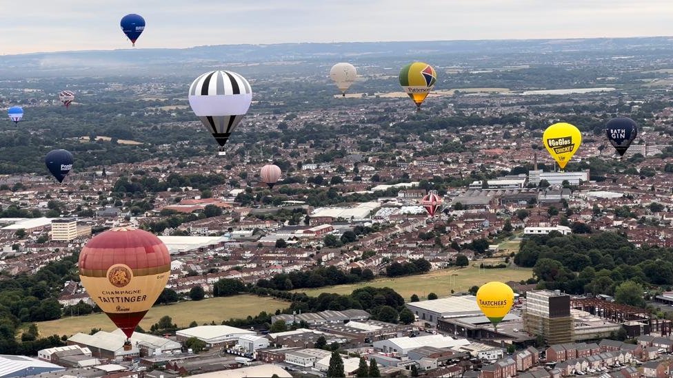 Balloons take to the skies above Bristol