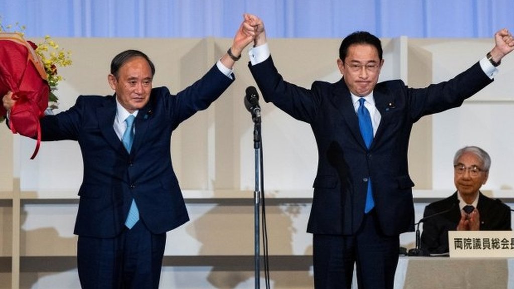 岸田文雄氏、自民党の新総裁に選出 首相就任の見通し - BBCニュース