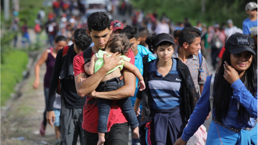 Caravana de migrantes por qu acusan a M xico de haberse