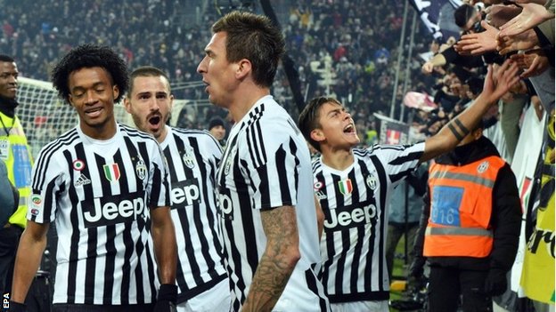 Juventus celebrate