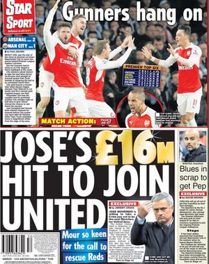 Today's newspaper gossip: Mourinho in pay cut for United job; Guardiola set for Chelsea