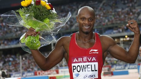 Powell runs 9.81secs in Paris