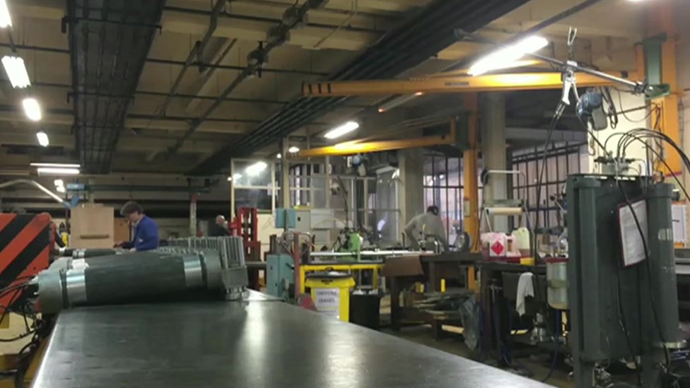 interior of Etna Industrie factory