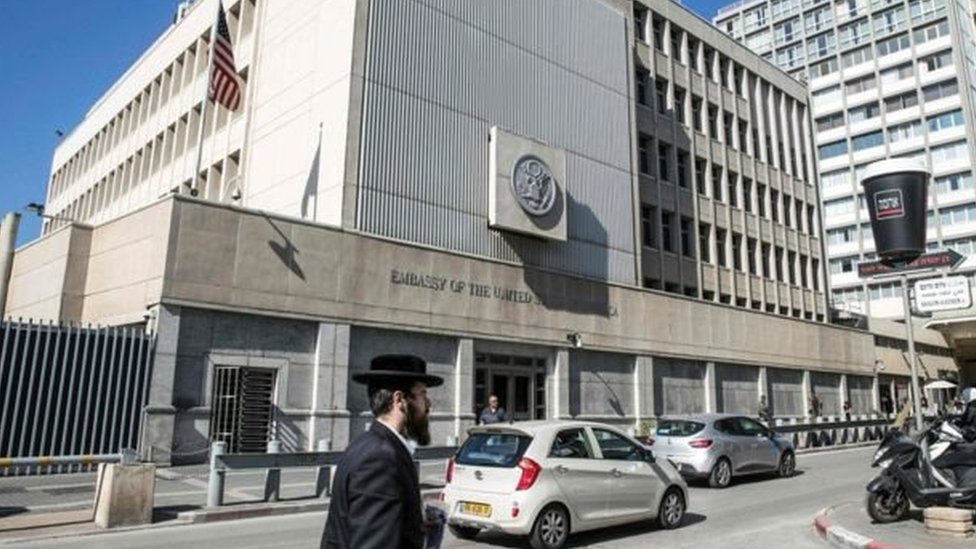 سفارة أمريكا في تل أبيب