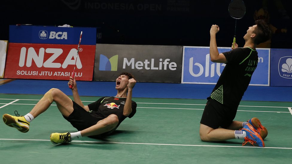 Li Junhui/Liu Yuchen, cina, indonesia terbuka, badminton