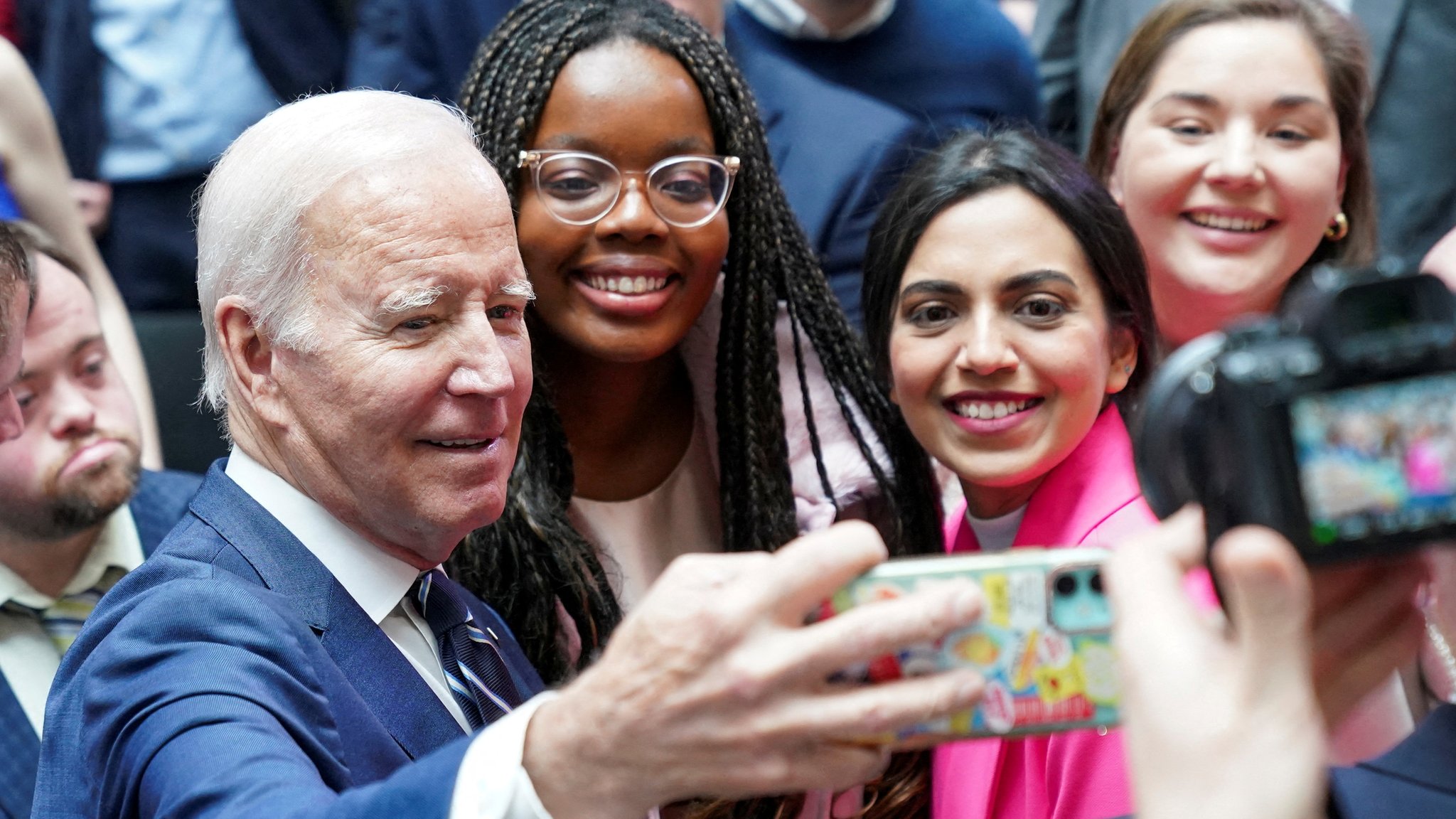 Biden hails young people of NI on his Belfast visit