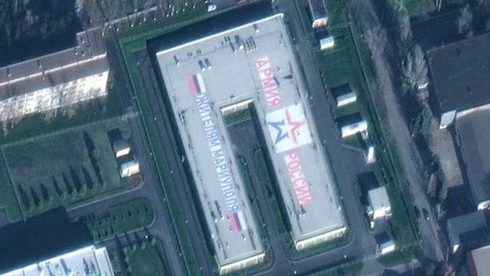 Images show new Russian army facility Mariupol