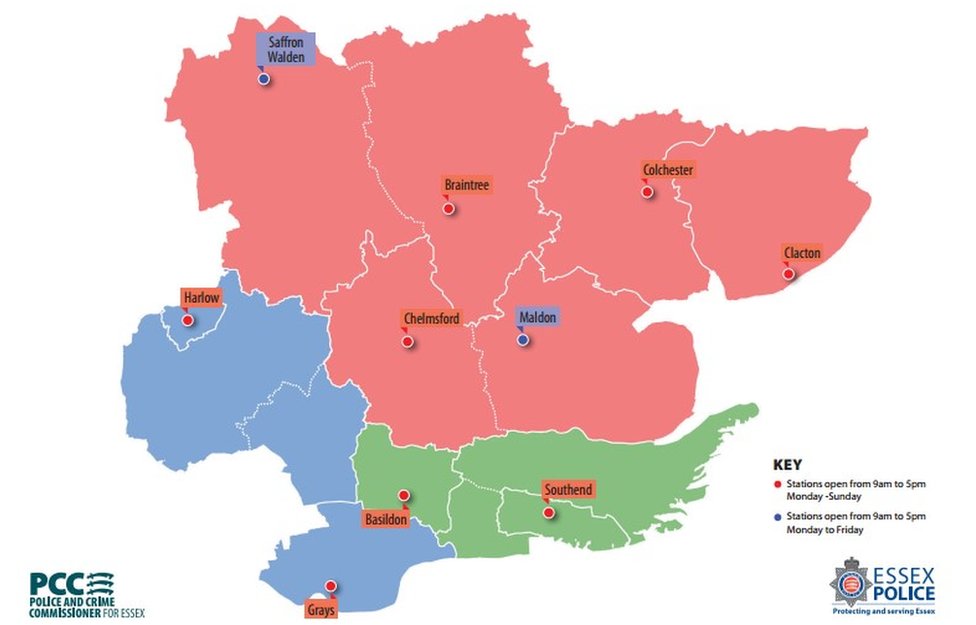 Essex county gang map