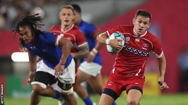 ラグビーW杯】 サモアが6トライ奪い初戦勝利 後半にロシアを逆転 - BBC