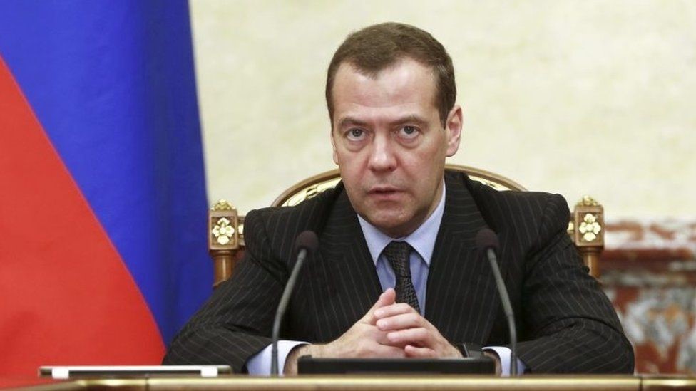 الرئيس الروسي ديمتري ميدفيدف