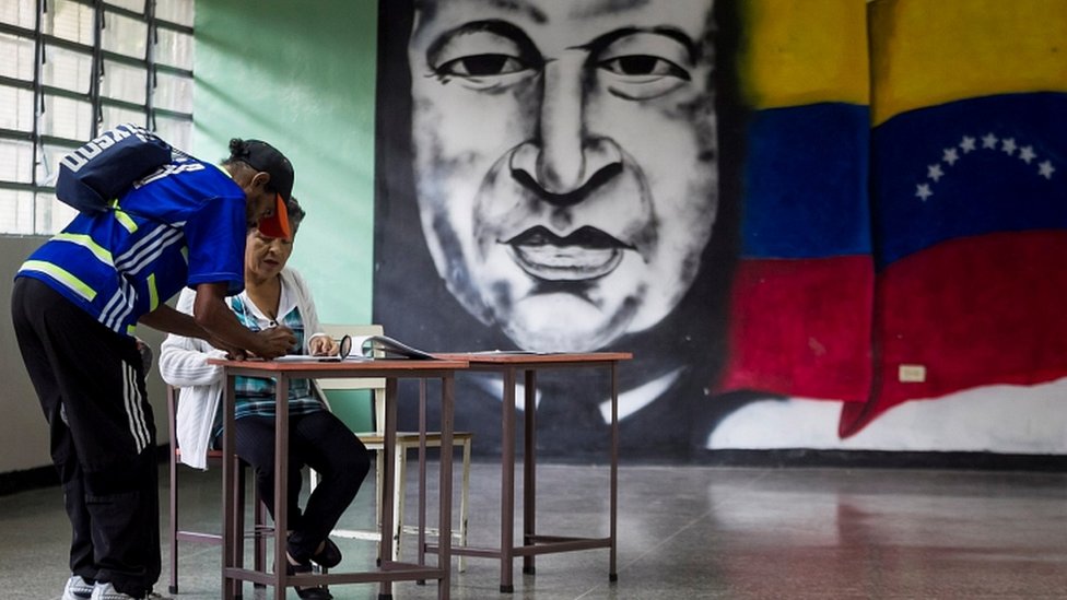 Votación en Venezuela.