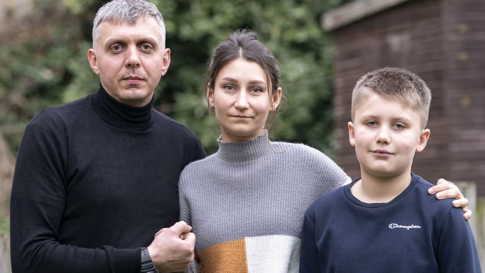 Ukrainian refugee family praise for Sheffield