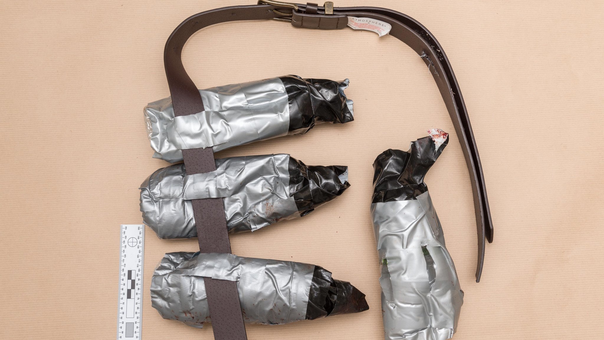 London attack: Images of fake explosive belts released