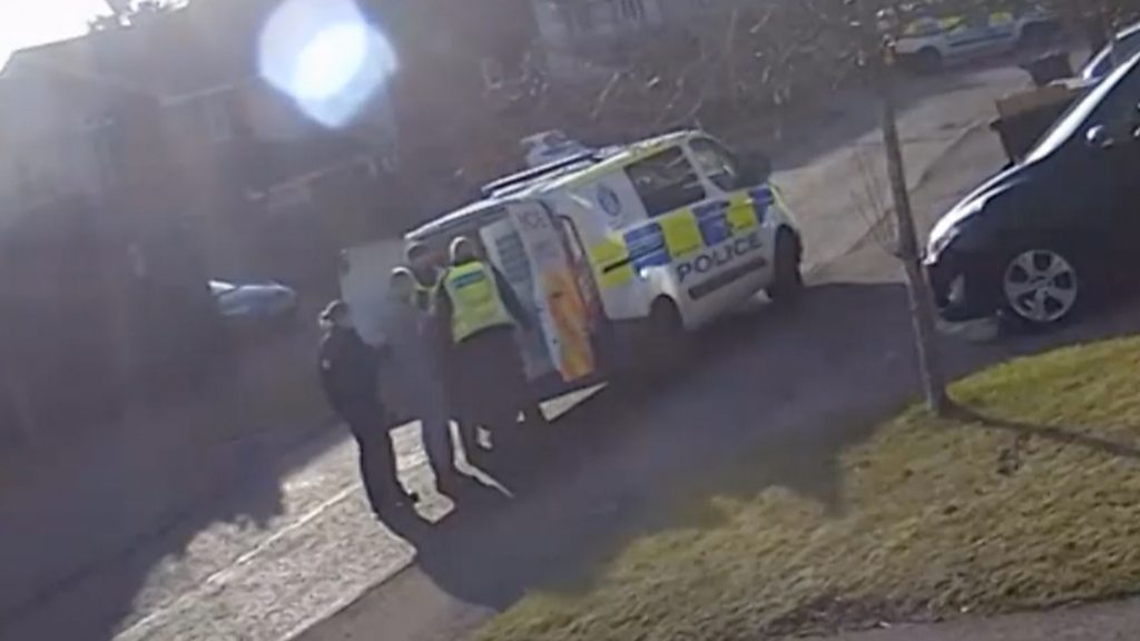 CCTV captures moment police arrest Andrew Innes