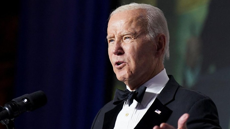 Biden jokes about his age at annual press event