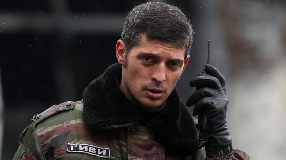 Командира Батальона Днр "Сомали" Гиви Взорвали В Его Кабинете - Bbc News  Русская Служба