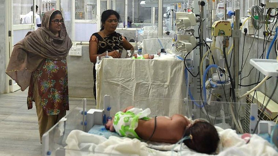 Hospital en India (Imagen de archivo)