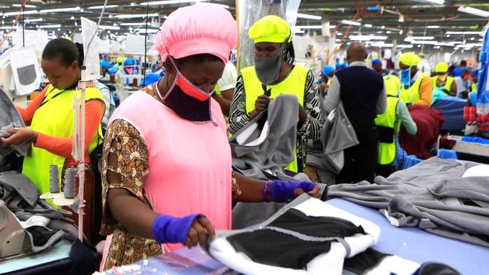 Women in a garment factory