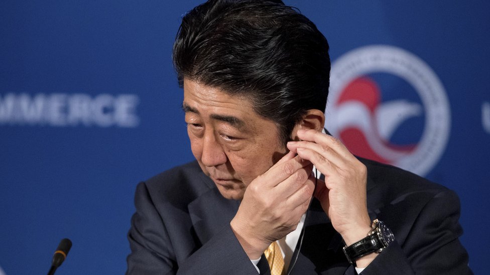 Primer ministro japonés Shinzo Abe