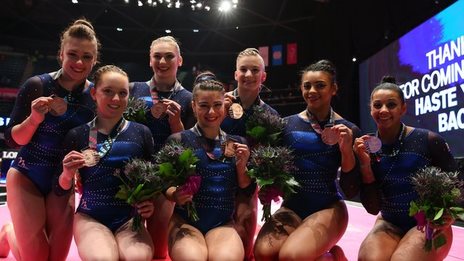 VIDEO: Historic bronze for GB gymnasts
