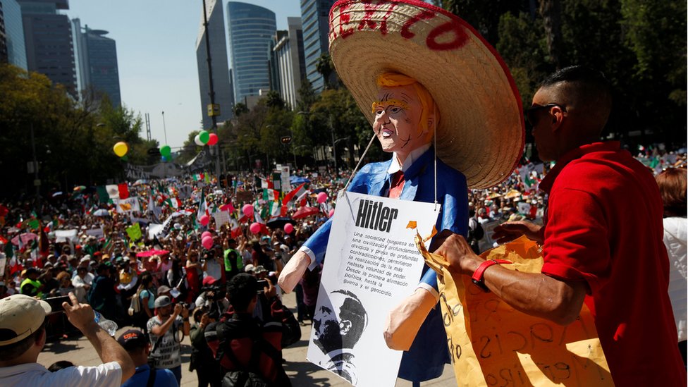 مظاهرات ضد ترامب في المكسيك